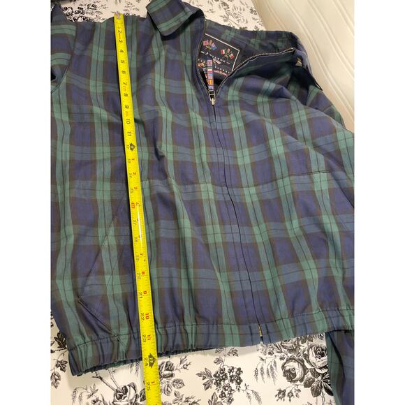 Aviator International VTG 95s Tartan Everyday Sports Bomber Jacket Mens Size L - Picture 12 of 15